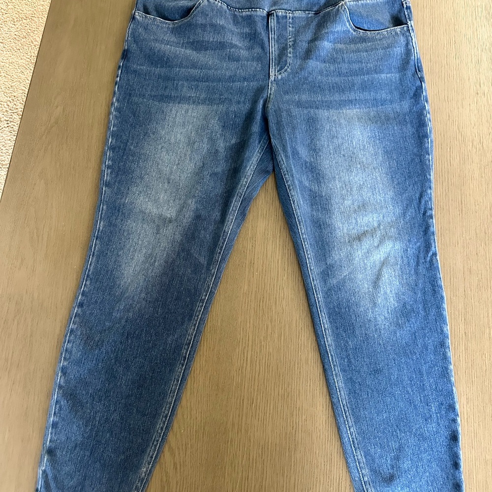 Halara flex high waisted pockets denim leggings.